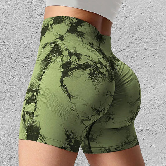 ADA Tie Dye Sport Shorts For Workout